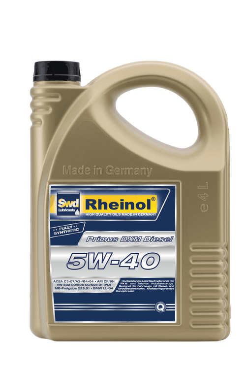 SWD Rheinol Primus DXM 5W40 4л Масло моторное