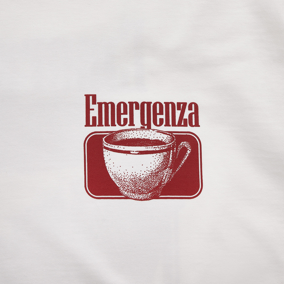 COFFEE CROPPED T-SHIRT OVERSIZED