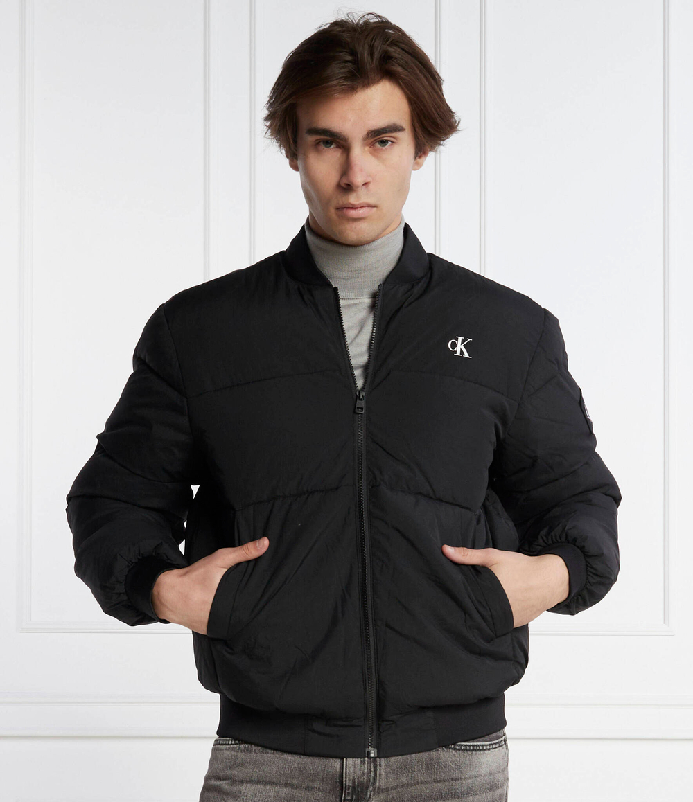 Куртка бомбер CALVIN KLEIN JEANS - черный(J30J324072)