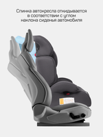 Автокресло детское CS-003 YB702A 2026 Тёмно-серый/Dark grey YB702A