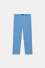 БРЮКИ КАПРИ В КЛЕТКУ ВИШИ — ZARA