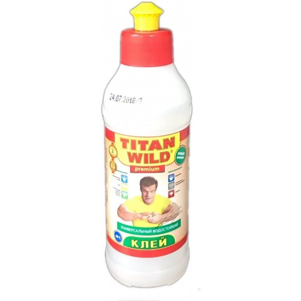 Монтажный клей Titan Wild (Титан Вилд) полимерный универсальный прозрачный, 0,25 л.