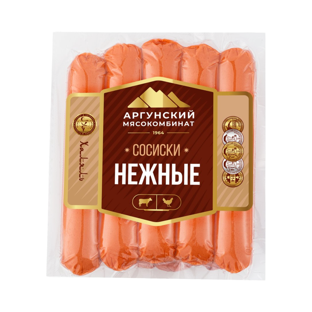 Сосиски Нежные Аргунские кг