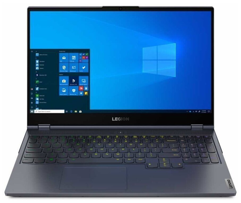 Ноутбук Lenovo Legion 7 16ACHg6 (82N6001LRK) 16"/AMD Ryzen 9 5900HX/RAM 32GB/SSD 1TB/NVIDIA RTX 3080 16GB/2560*1600/IPS/DOS/Подсветка кл-ры: RGB/черный. Состояние: B1