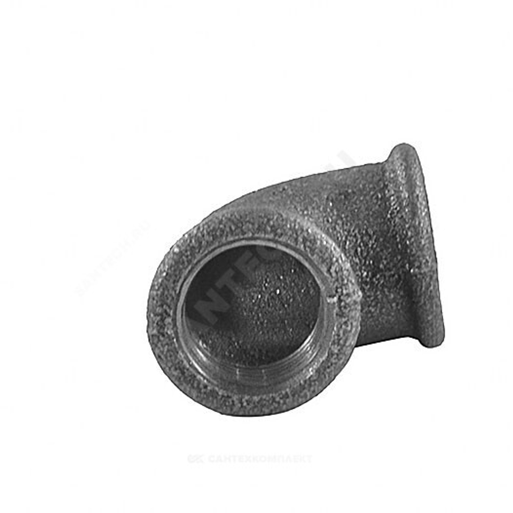 Угольник проходной чугун Ду 50 (2") ВР/ВР Fittex
