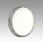 7638/DL COLOR SN 137 Светильник пластик/бел. мрамор LED 48Вт 4000K D410 IP43 MRAMO WHITE