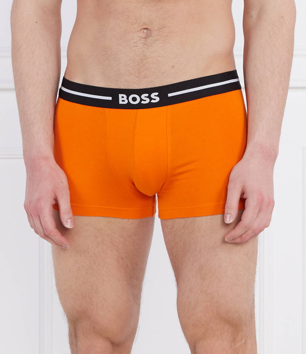 Трусики-боксеры 3шт. Trunk 3P Bold BOSS BLACK - оранжевый(50490888)