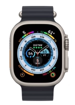 Apple Watch Ultra, 49 мм, корпус из титана, ремешок Ocean цвета «тёмная ночь»