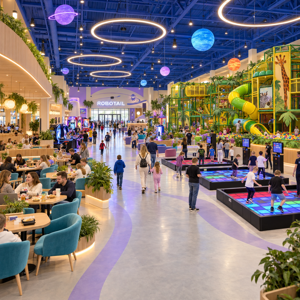 Игровой центр 3000 м² «Галактика» — комплект оборудования