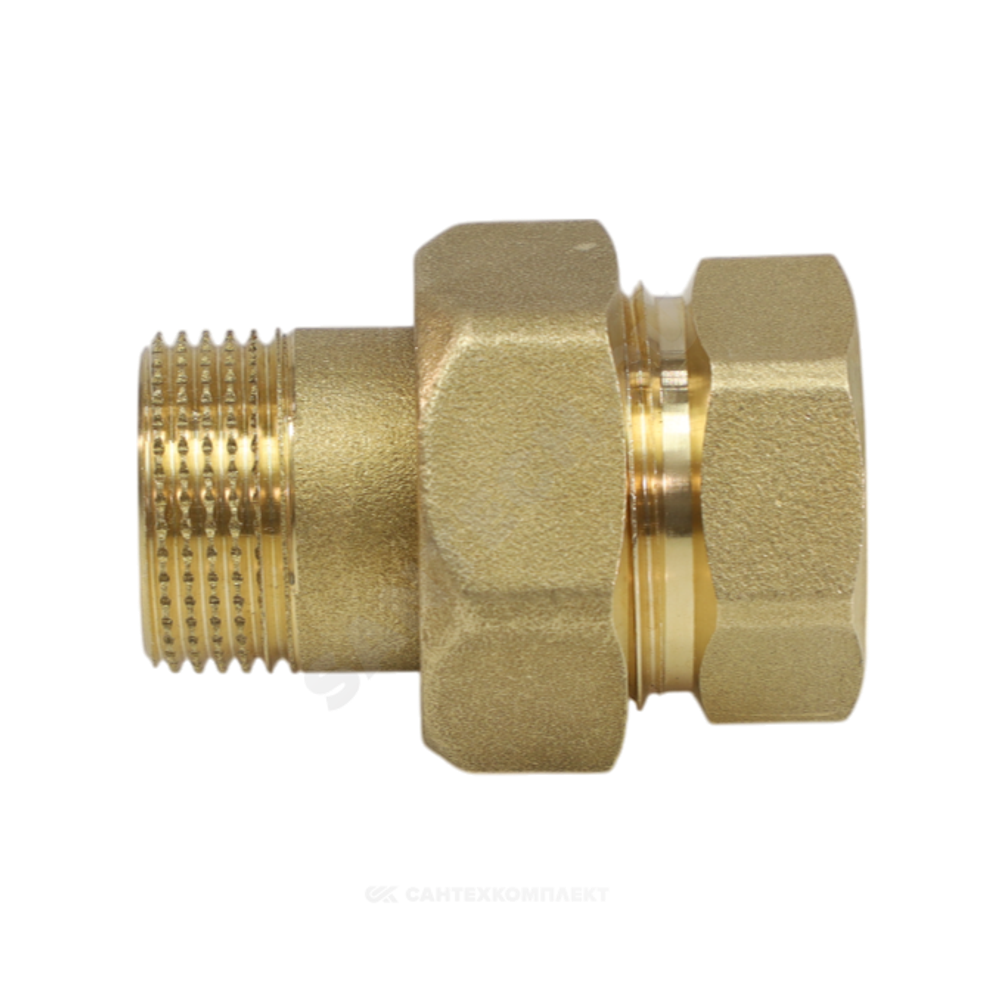 Соединитель латунь американка Ду 20 (3/4") прямой ВР/НР R18 Giacomini R18Y004
