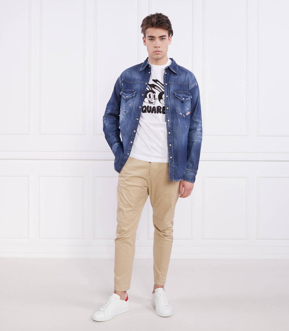 Рубашка Dsquared2 - темно-синий(S74DM0701 S30341)