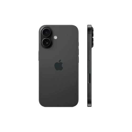Смартфон Apple iPhone 16 128GB, Nano-SIM + eSIM, Black (Черный)