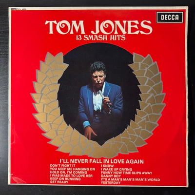 Tom Jones - 13 Smash Hits (Англия 1967г.)