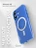 Чехол накладка iPhone 16 6.1" Gurdini Rome Series with Magsafe Blue