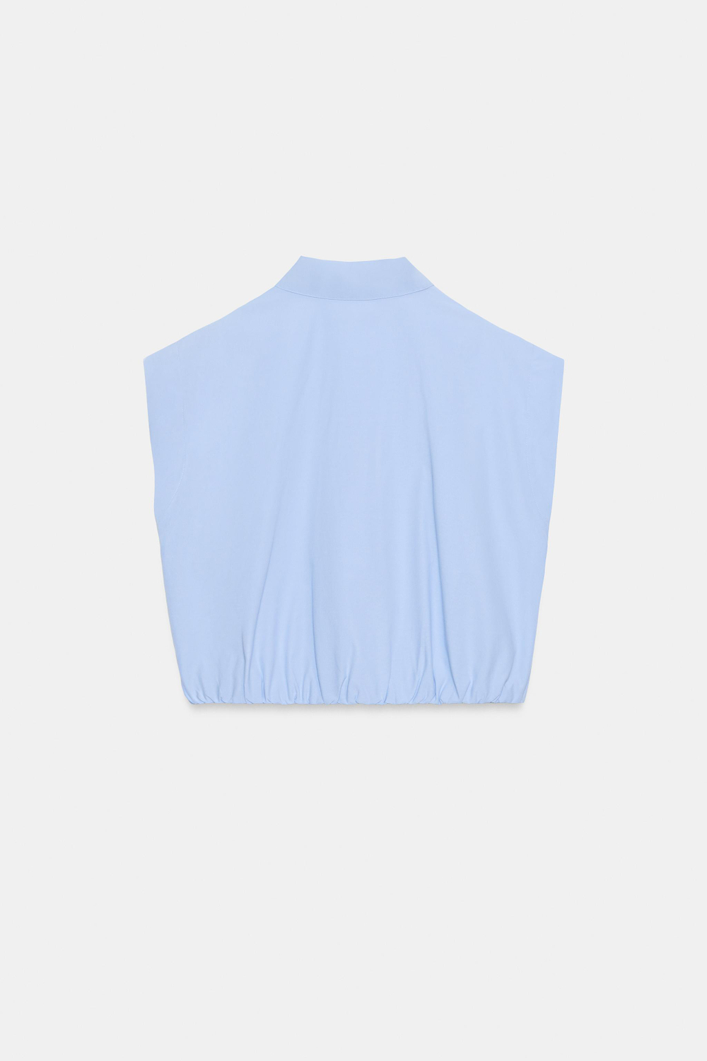 УКОРОЧЕННАЯ РУБАШКА В КЛЕТКУ ВИШИ — ZARA