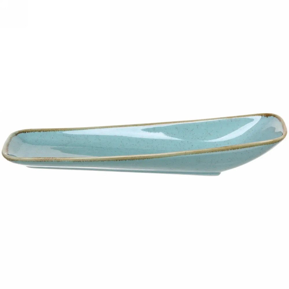 Тарелка керамическая «Tiffany Blue»сервировочная 30*9,5*5см