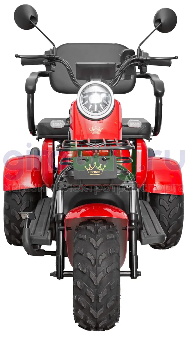 Электротрицикл IKINGI SIBTRIKE T3 Pro MAX 1000W (60V/30Ah) - Красный фото №14