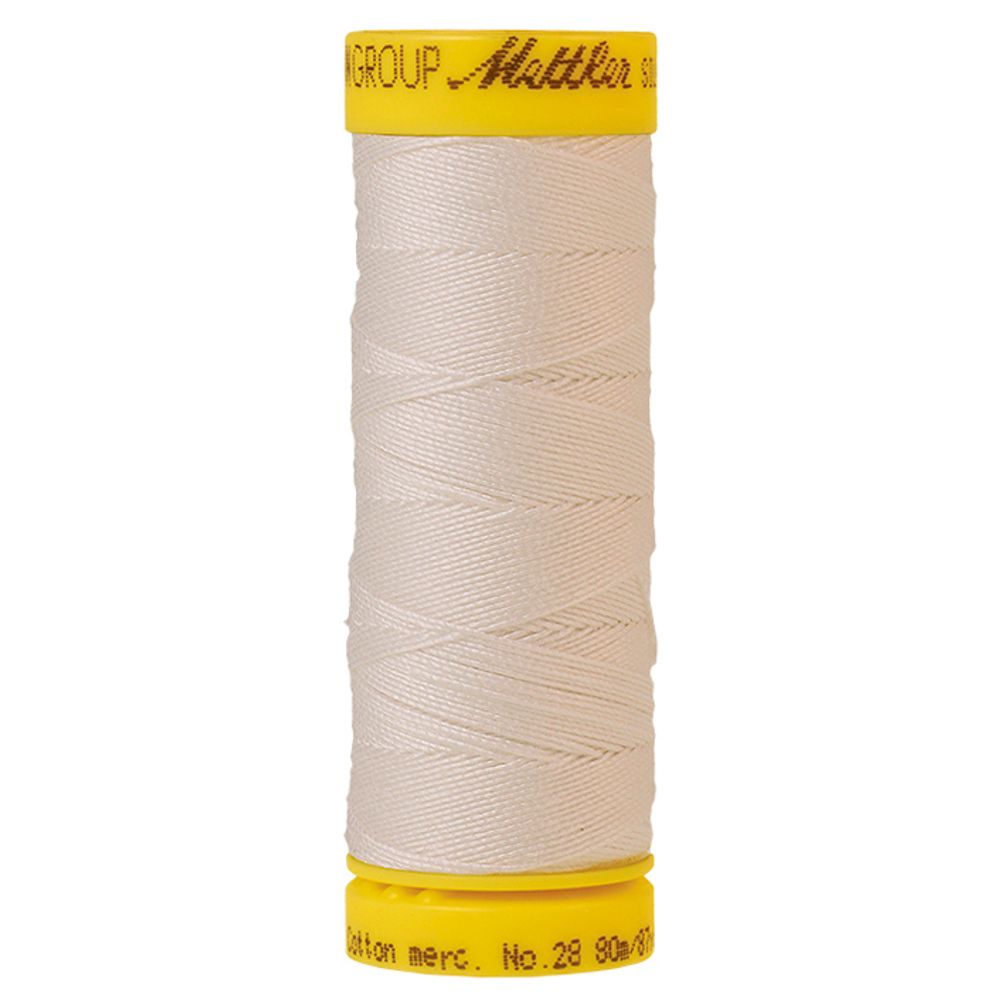 Нитки хлопковые Mettler Silk-Finish Cotton 28 (80 м), 5 кат. | цв. 3000