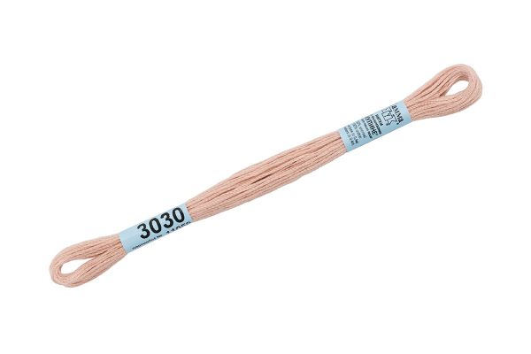 Мулине Gamma 100% хлопок, цв.3213 т.кремовый, 24 мотка по 8 метров, 642739882