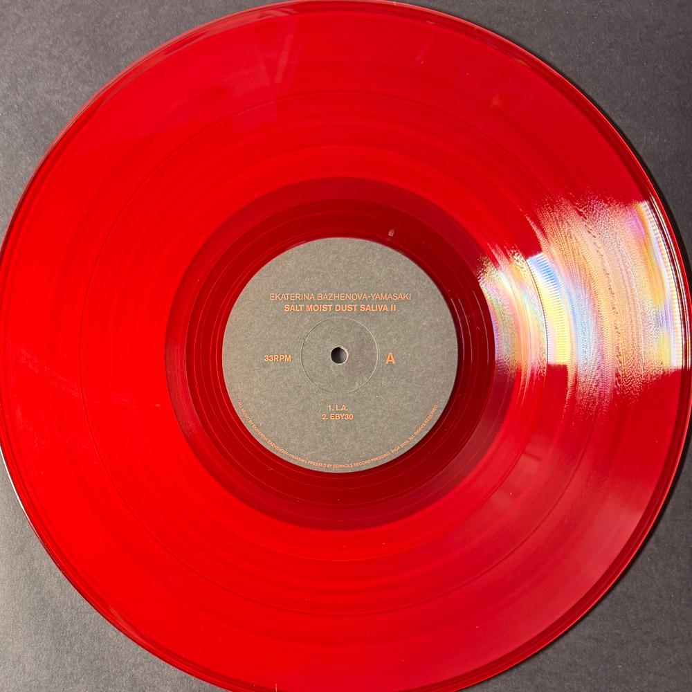 Ekaterina Bazhenova-Yamasaki ‎– Salt Moist Dust Saliva II (Россия 2020г.) Red