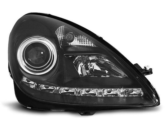 Передние фары daylight black для Mercedes SLK R171