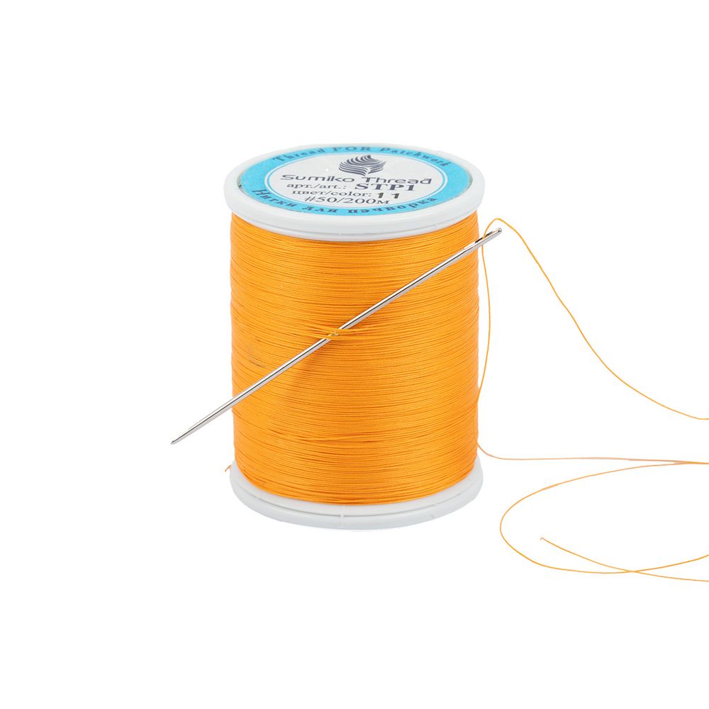 Нитки для пэчворка SumikoThread 200 м, (219 ярд), 11 оранжевый