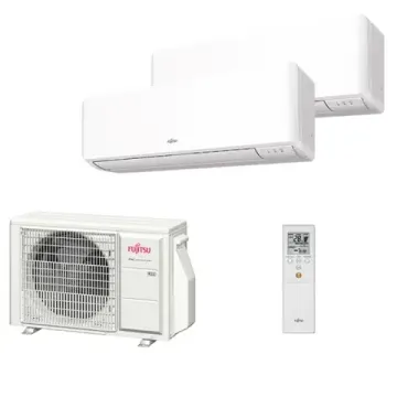 Мультисплит система на 2 комнаты Fujitsu ASYG07KMCC + ASYG09KMCC / AOYG14KBTA2