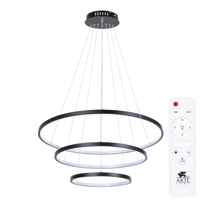 Подвесная люстра Arte Lamp FRODO A2197SP-3BK, 1хLED