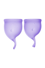 Набор менструальных чаш Satisfyer Feel secure Menstrual Cup фиолетовый 2 шт