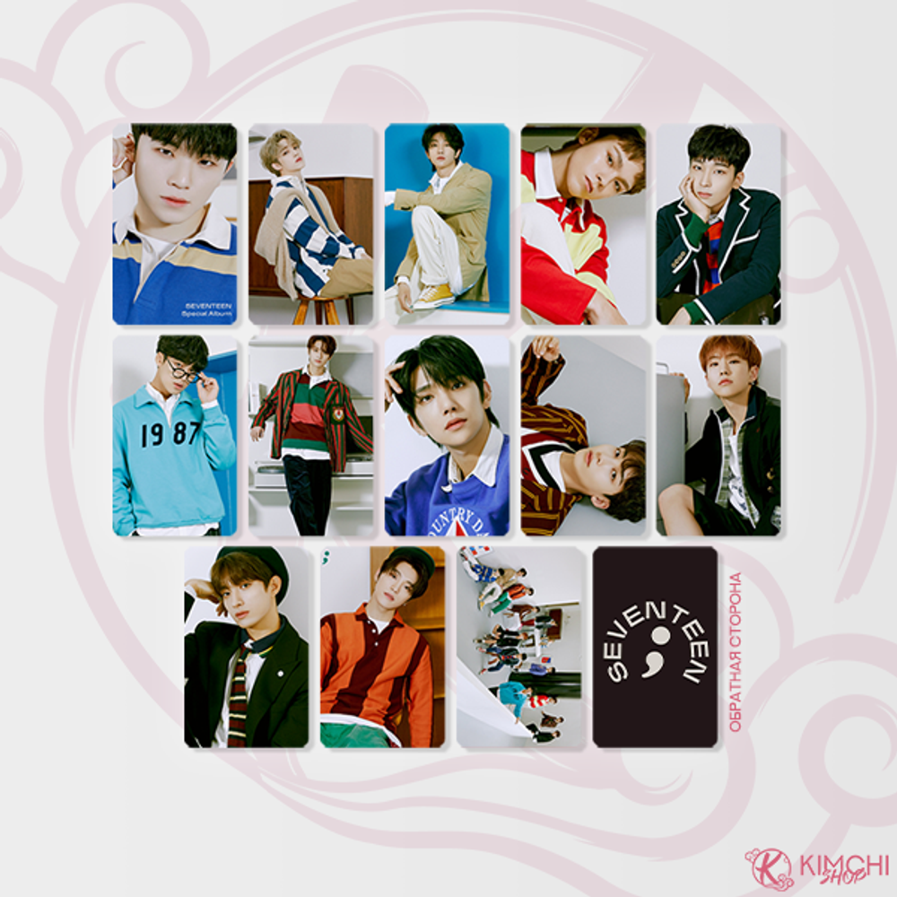 Набор фотокарточек - SEVENTEEN - ; Semicolon Набор фотокарточек - SEVENTEEN - ; Semicolon