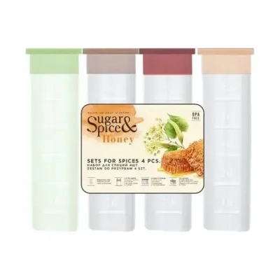 Набор для специй Sugar&Spice Honey 4 шт. микс