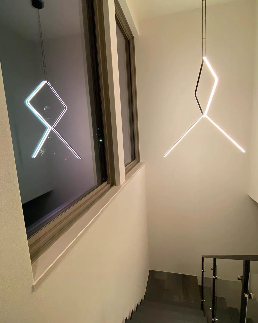 Pendant design lamp Arrangements Square by Flos