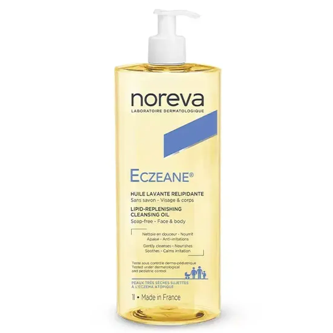 Очищающее масло Noreva Eczeane Lip-Replenishing Cleansing Oil 1 л