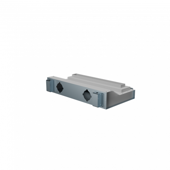Flexag SHN-1-500-25-W щелевой диффузор с низкопрофильной КСД под гипсокартон, белый