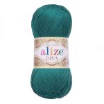 Пряжа Alize (Ализе) Diva / уп.5 мот. по 100 г, 350м, 453 северное море A