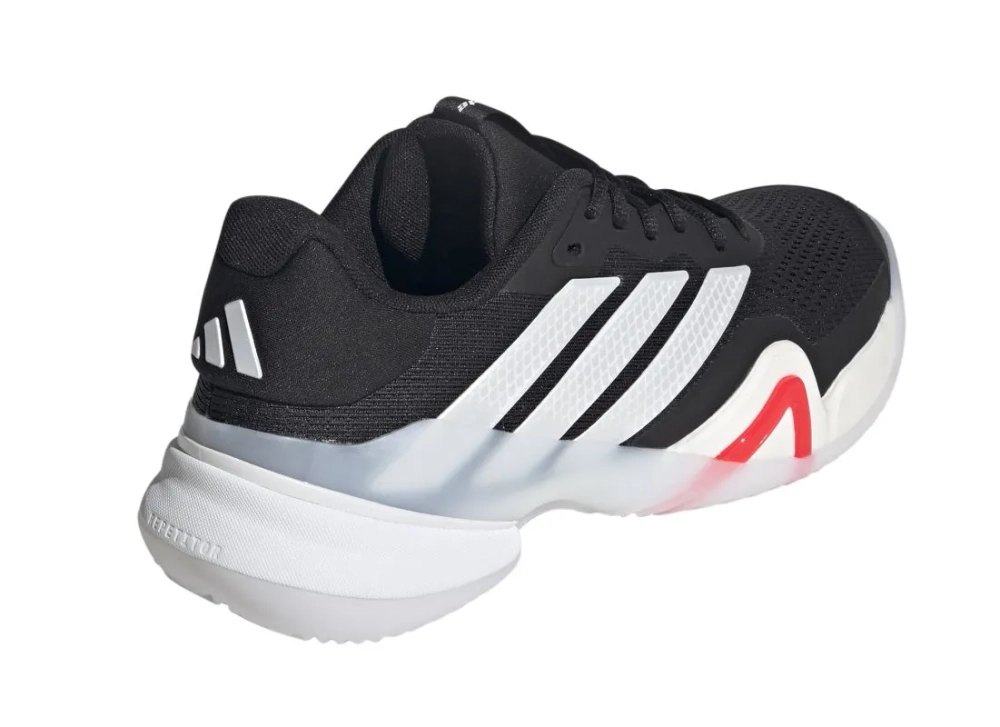 Теннисные кроссовки Adidas Barricade 14 M CL - core black/zero metallic/lucid red