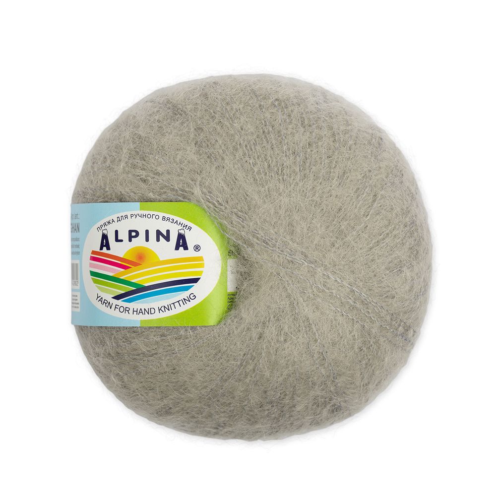 Пряжа Alpina Maghan / уп.4 мот. по 50г, 390м, 29 св.серый