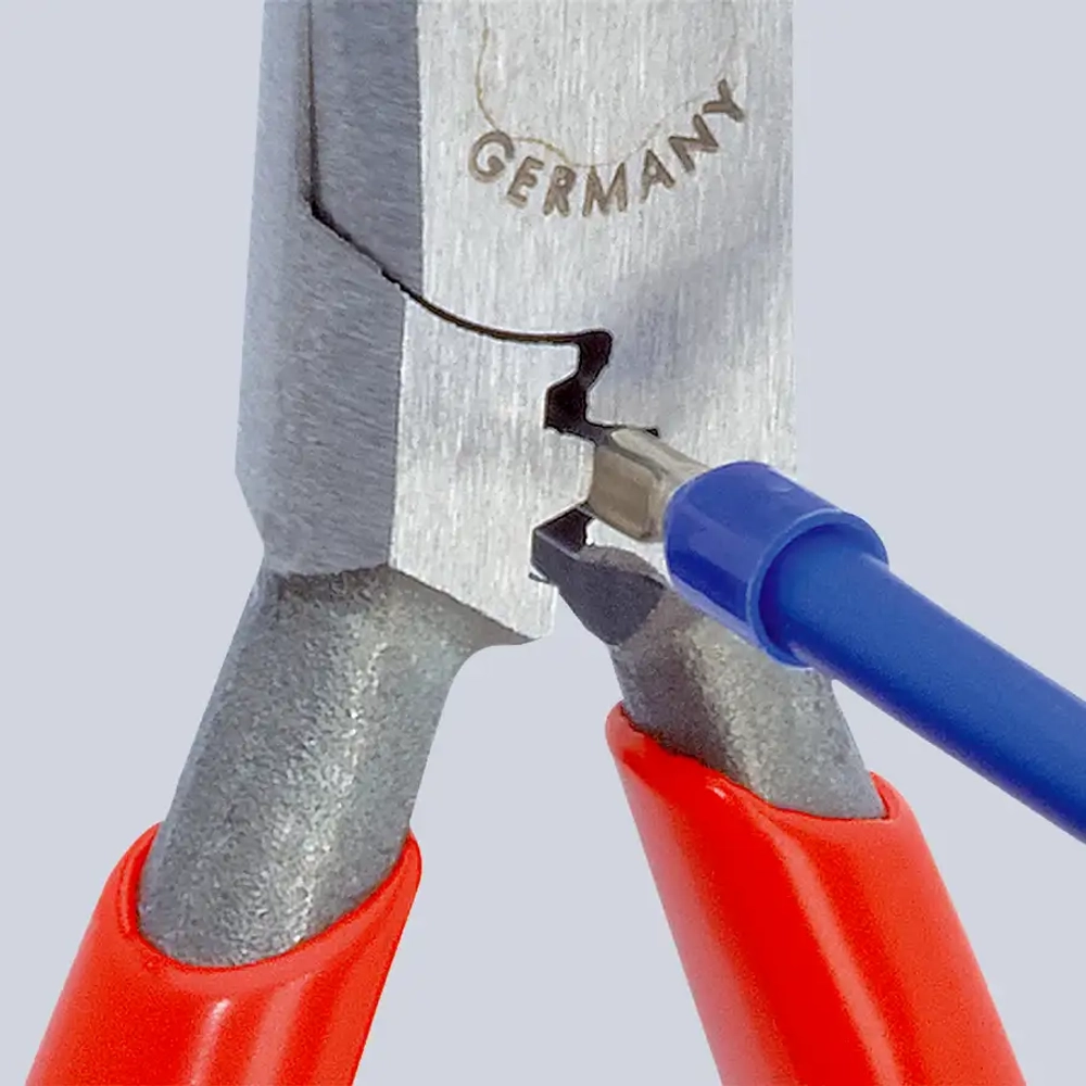 Плоскогубцы для монтажа проводов хромированные 160 мм Knipex 13 05 160