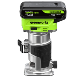 Фрезер кромочный Greenworks G24RO, 24V, б/щет,1х2Ач, ЗУ, 3502507CUA