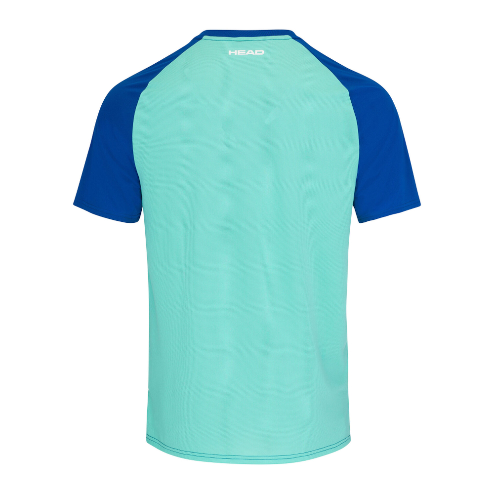 Мужское теннисное поло HEAD Topspin T-Shirt Men - Blue, Green