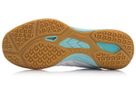 Li Ning Storage Textile, Synthetic Leather Cushioning Support Balance Low top Training Shoes Women"s White Blue