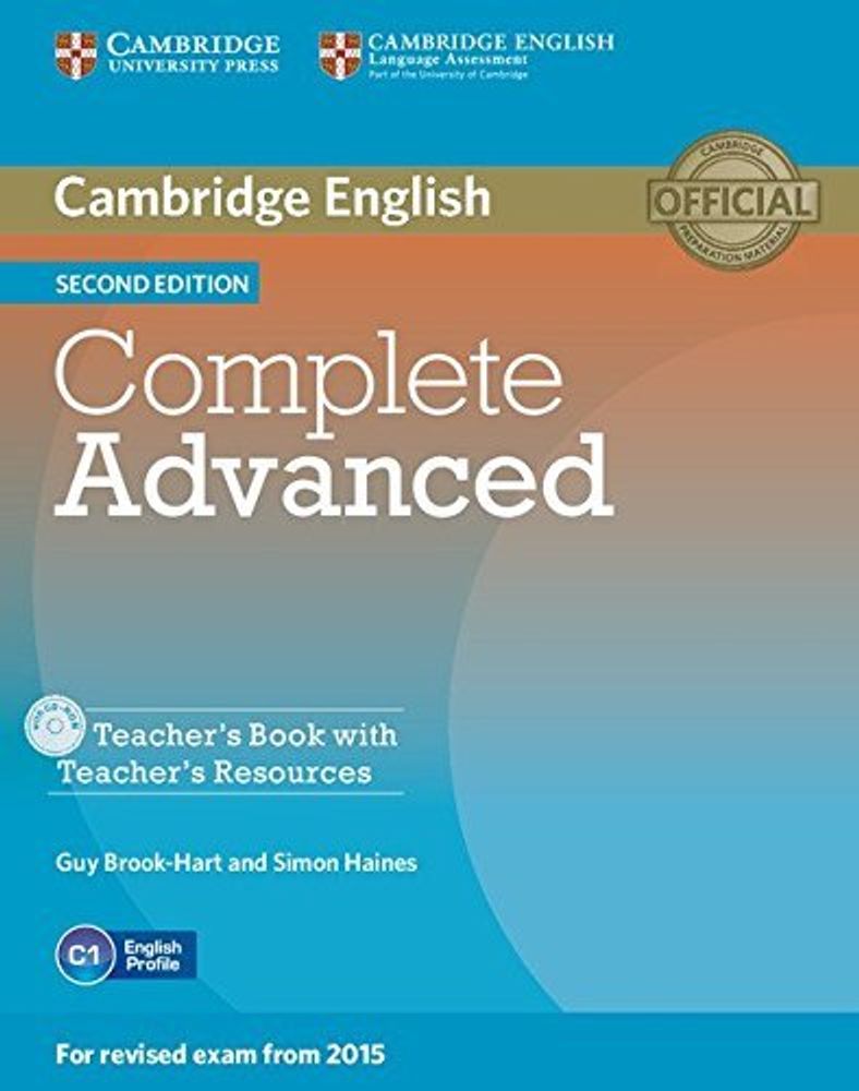 Complete Adv 2Ed книга для учителя (TB +Teach Res CD-ROM Rev Exam 2015) Complete Adv 2Ed книга для учителя (TB +Teach Res CD-ROM Rev Exam 2015)