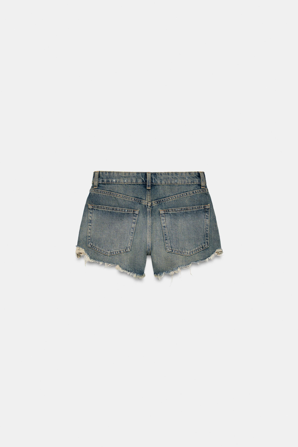 ДЖИНСОВЫЕ ШОРТЫ TRF С ВЫСОКОЙ ПОСАДКОЙ — ZARA