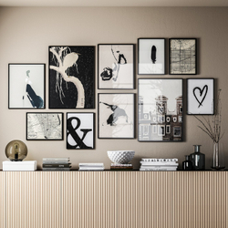 IKEA LOMVIKEN  (ИКЕА ЛОМВИКЕН)  -  Рамка - чёрная 30x40 см
