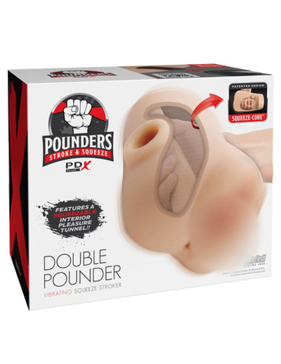 Мастурбатор с вибрацией Double Pounder Pipedream RD43421PD