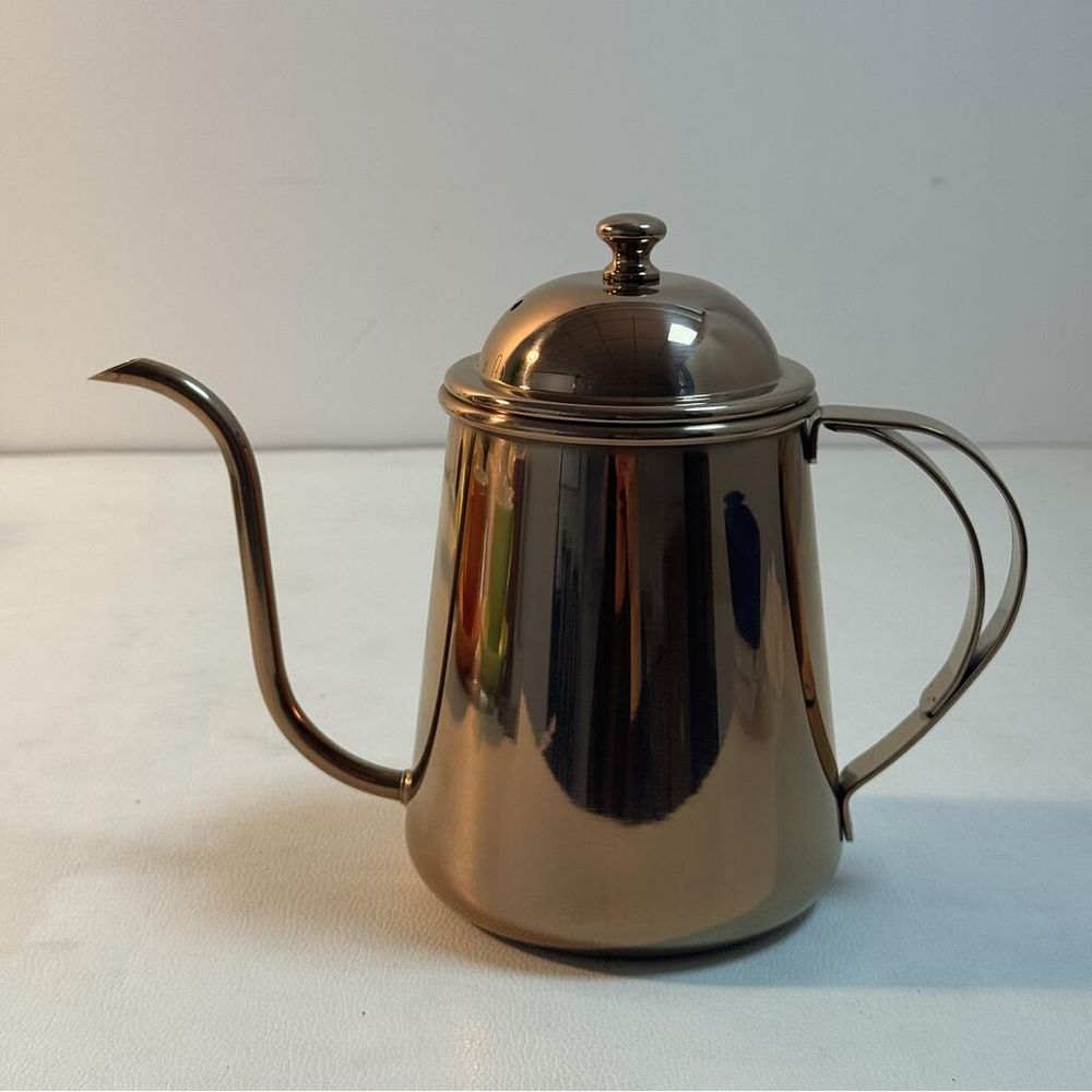 Кофейник чайник 950 мл Бариста d 11,5/9,6 см h18 см цвет бронза нерж. P.L. Barbossa