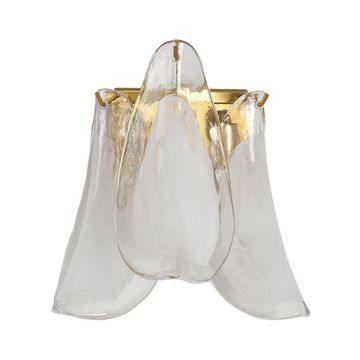 Бра 1*E14 8385/1W золото/белый Neoclassi Plume Lumion