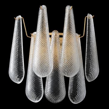 Бра 2*Е14 FONTAIN AP2 GOLD золото Crystal Lux