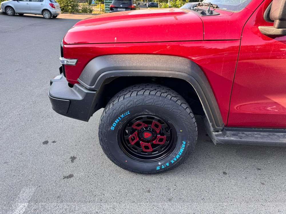 Диск колёсный BEAST OFFROAD 9606CN R17 8,5 ET0 Matte Black W Red Face