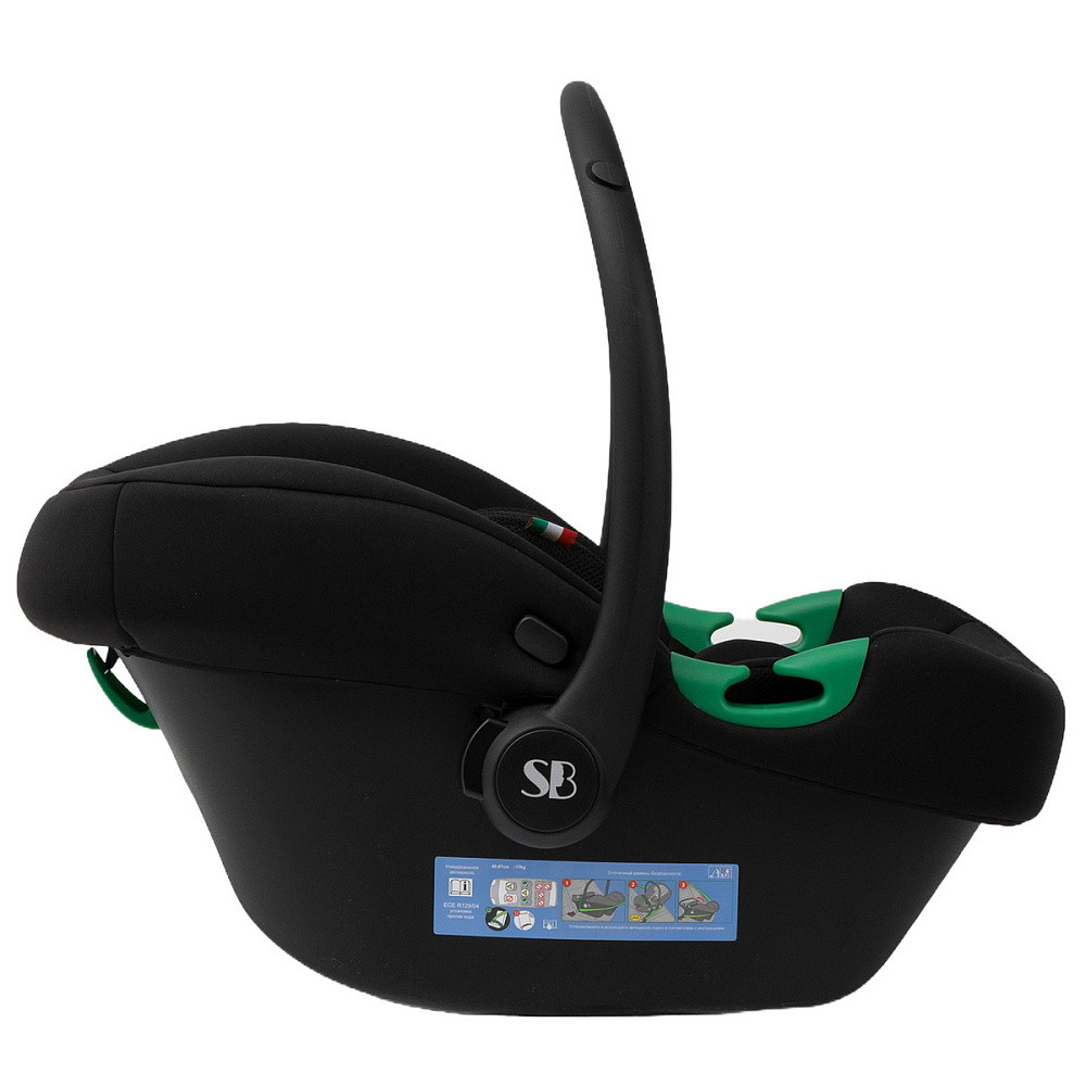 Коляска 4 в 1 Sweet Baby Cupola New + автокресло Elegante Plus с базой i-Size ISOFIX DK780 Moon Black